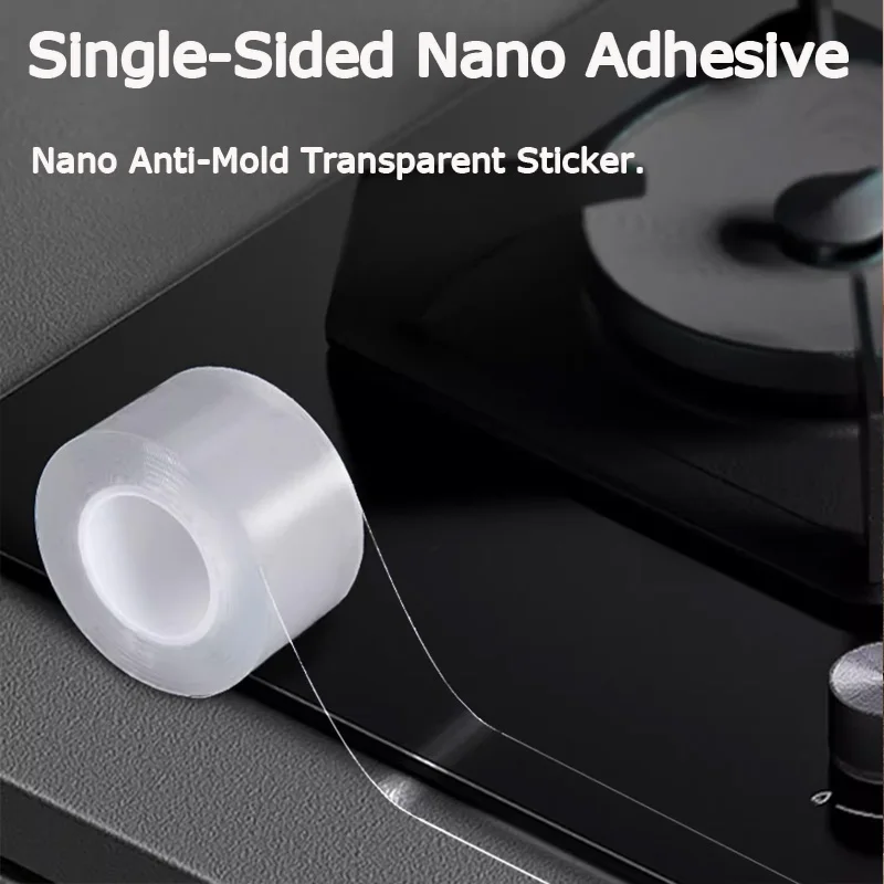 

Waterproof and mold-resistant tape, strong and transparent, residue-free, single-sided with high adhesion. Used for edge sealing