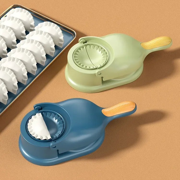 Máquina para hacer Empanadas Wonton 2 en 1Dly, prensa Manual para masa, utensilios de cocina para ahorrar trabajo