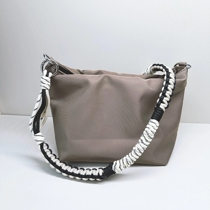 New Rope Woven Hanging Bag Accessories Pure Hand Woven Shoulder Strap Woven Underarm Bag Strap Crossbody Single Shoulder Strap