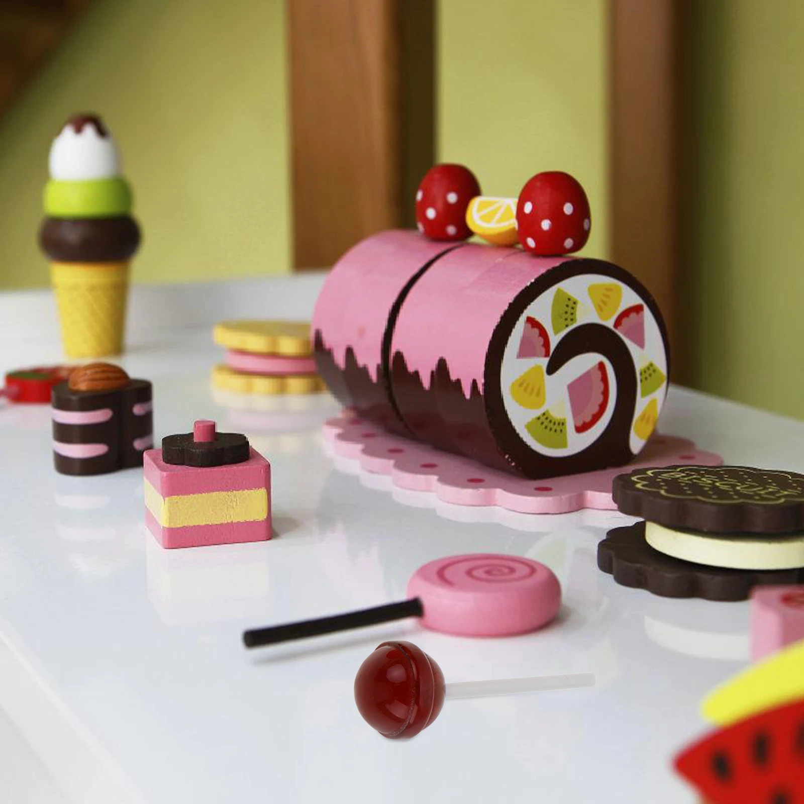 12 Stücke Simulation Lollipop Dekorative Gefälschte Süßigkeiten Requisiten Party Hochzeit Foto Prop Lutscher Szene Ornament Süßigkeiten Requisiten