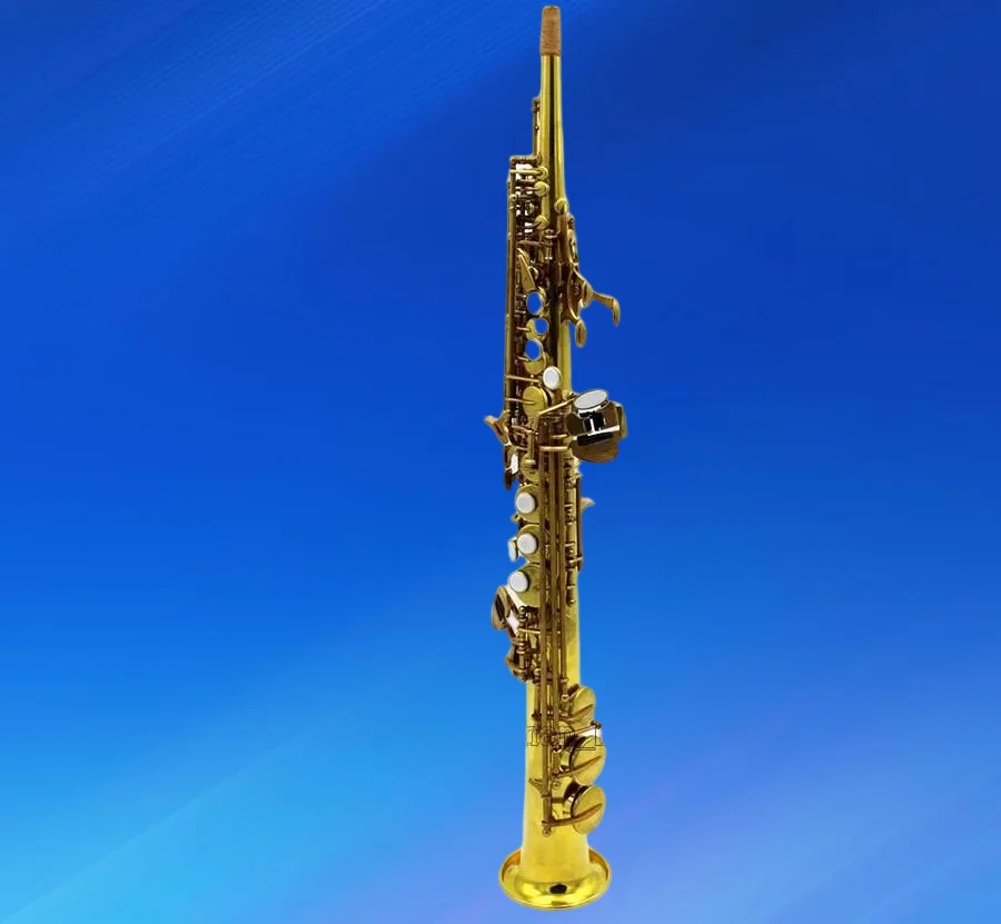 2026 new80 Professional raw brass Soprano Saxophone Neck Built-in Sax Leather Case