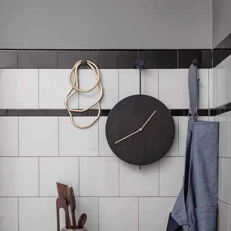 Nordic Metal Wall Clock Modern Minimalist Wall Clocks Fashion High Quality Household Hanging Clocks Living Room Decoration