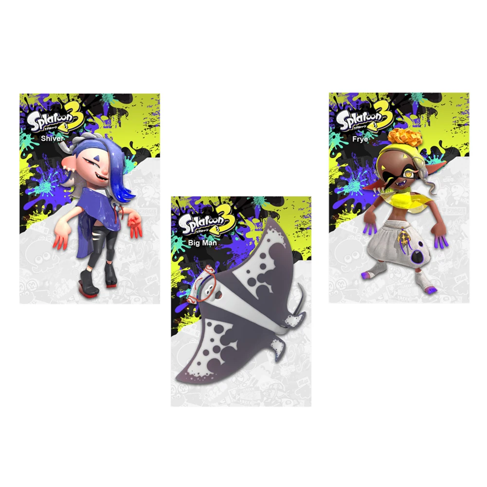 3-23pcs For for amiibo Cards For for amiibo Splatoon PVC NFC Tag Game Cards Splatoon 2 & 3 PVC NFC Tag Game Cards for Switch