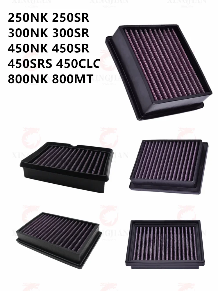 

Motorcycle Air Filter For CFMOTO 250NK 250SR 300NK 300SR 450SR 450CL-C 450NK 450SRS 800NK 800MT Touring Sport Intake Cleaner