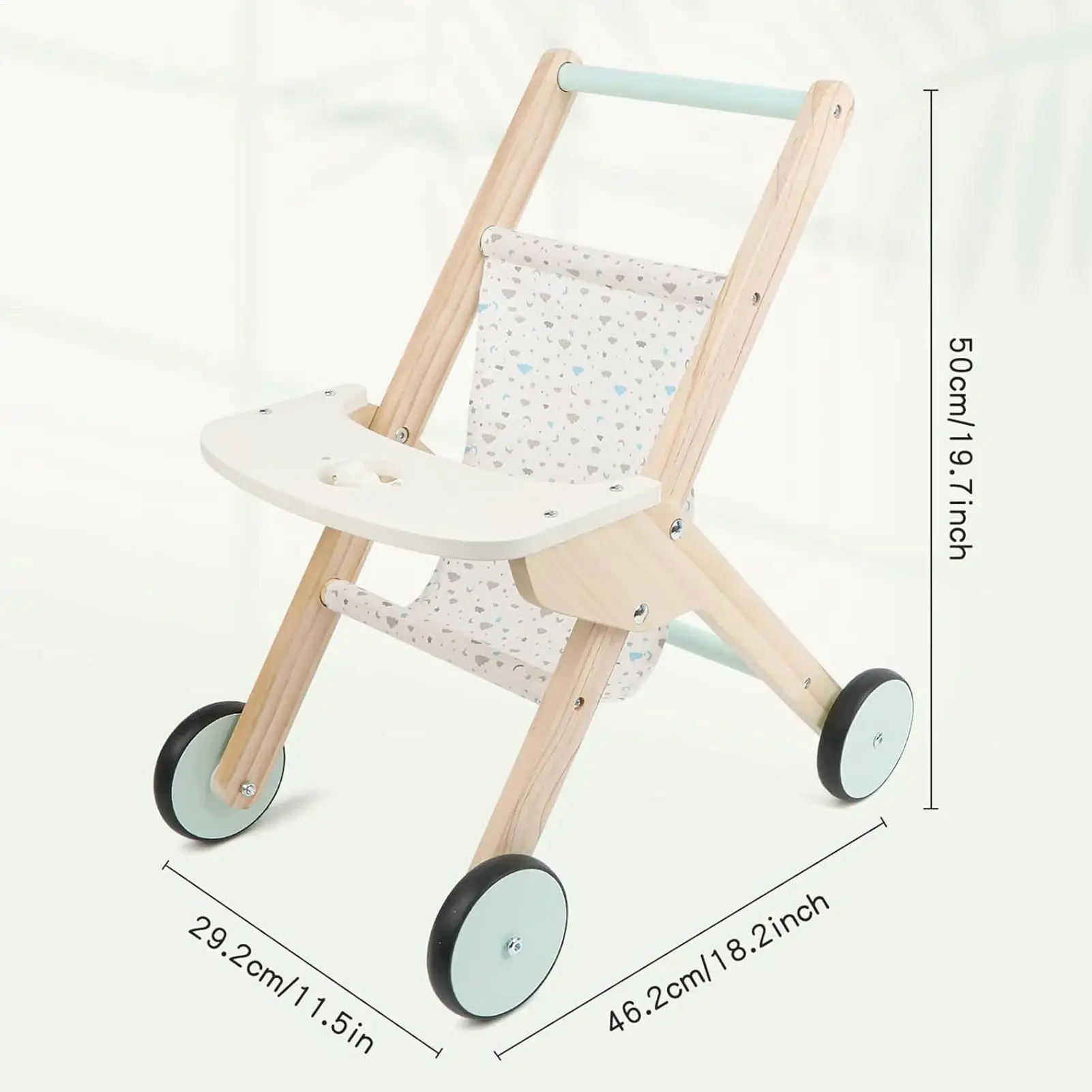 Baby Push Walker Shopping Cart Learning Walk Toys Interactive Educational Toys For Kids Boys Girls Birthday First Step Role Play