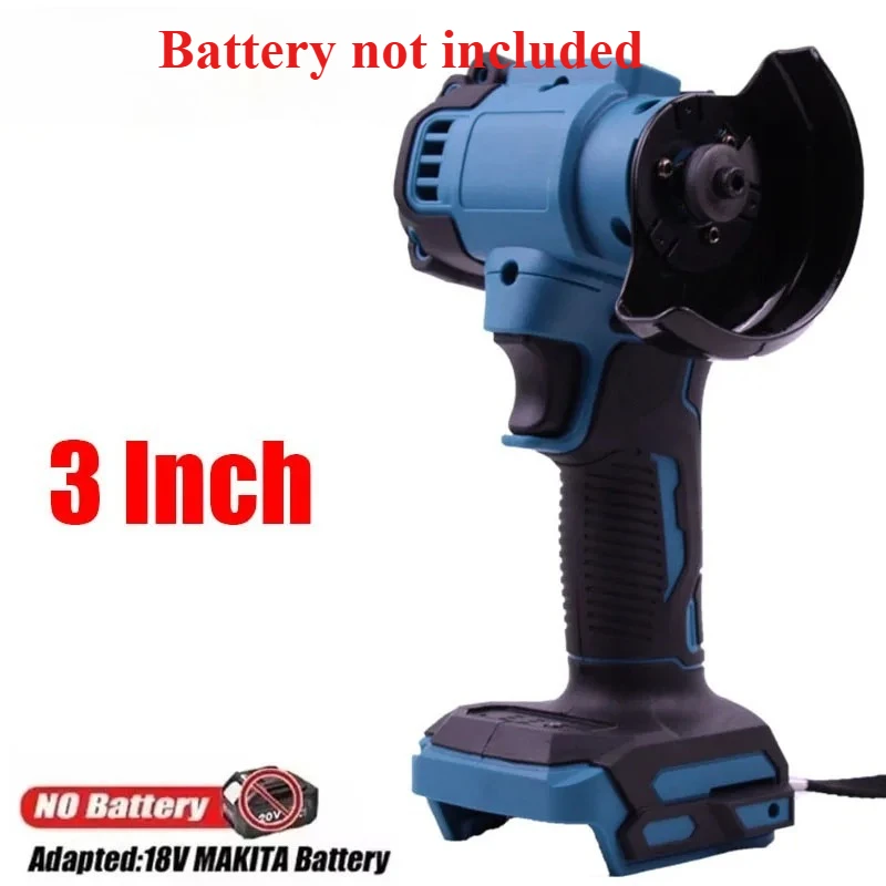 18V Battery 3 Inch Suitable for Makita Mini Angle Grinder Cutting Machine Cordless Electric Grinding Polishing Cutting