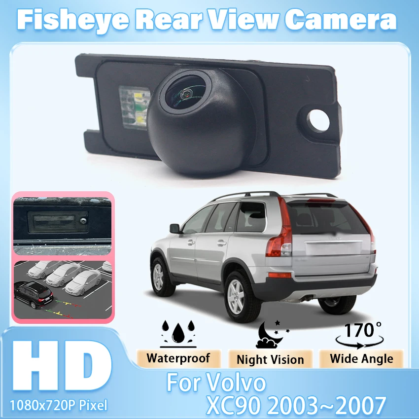 170° Car Rear View Camera For Volvo XC90 2003 2004 2005 2006 2007 CCD Full HD Reverse Backup Camera Waterproof High Quality RCA