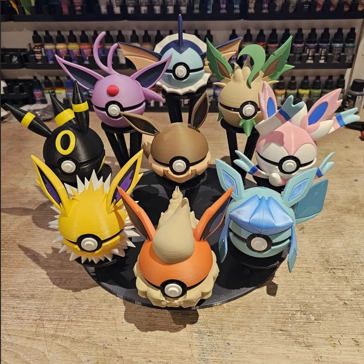 

In Stock Pokémon Poké Ball Pocket Monsters Shape Ball Ornament Pokémon Peripheral Gifts 3D Printed Model Toys Collection