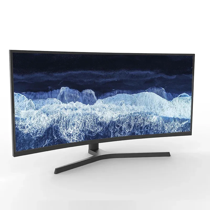 100 هرتز Computadoras 144 هرتز Ips Dp 21.5 Ips 2k منحني بوصة Lcd 3440*1440 الكمبيوتر 144 هرتز عرض الكمبيوتر بوصة شاشات الألعاب شاشة الكمبيوتر