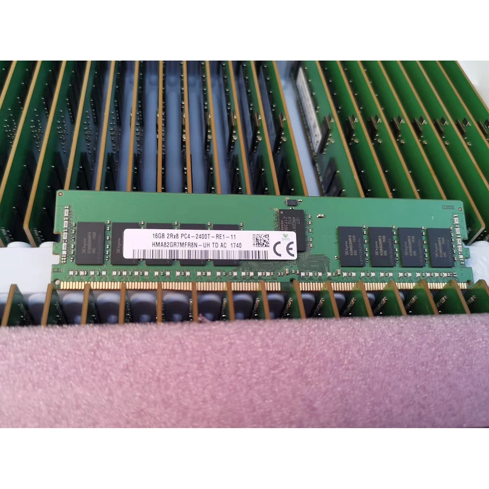 1 шт. ОЗУ 16G ECC REG RDIMM для SK Hynix памяти HMA82GR7MFR8N-UH 16GB 2RX8 PC4-2400T DDR4