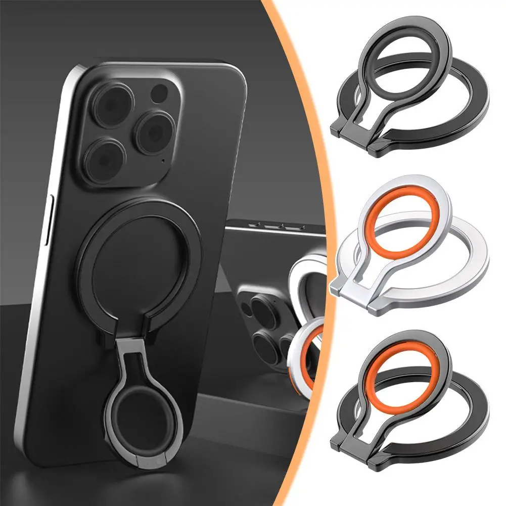 For Series 360° All-round Rotating Magnetic Mobile Holder Phone Detachable Mobile Handle Phone Holder Q8e3