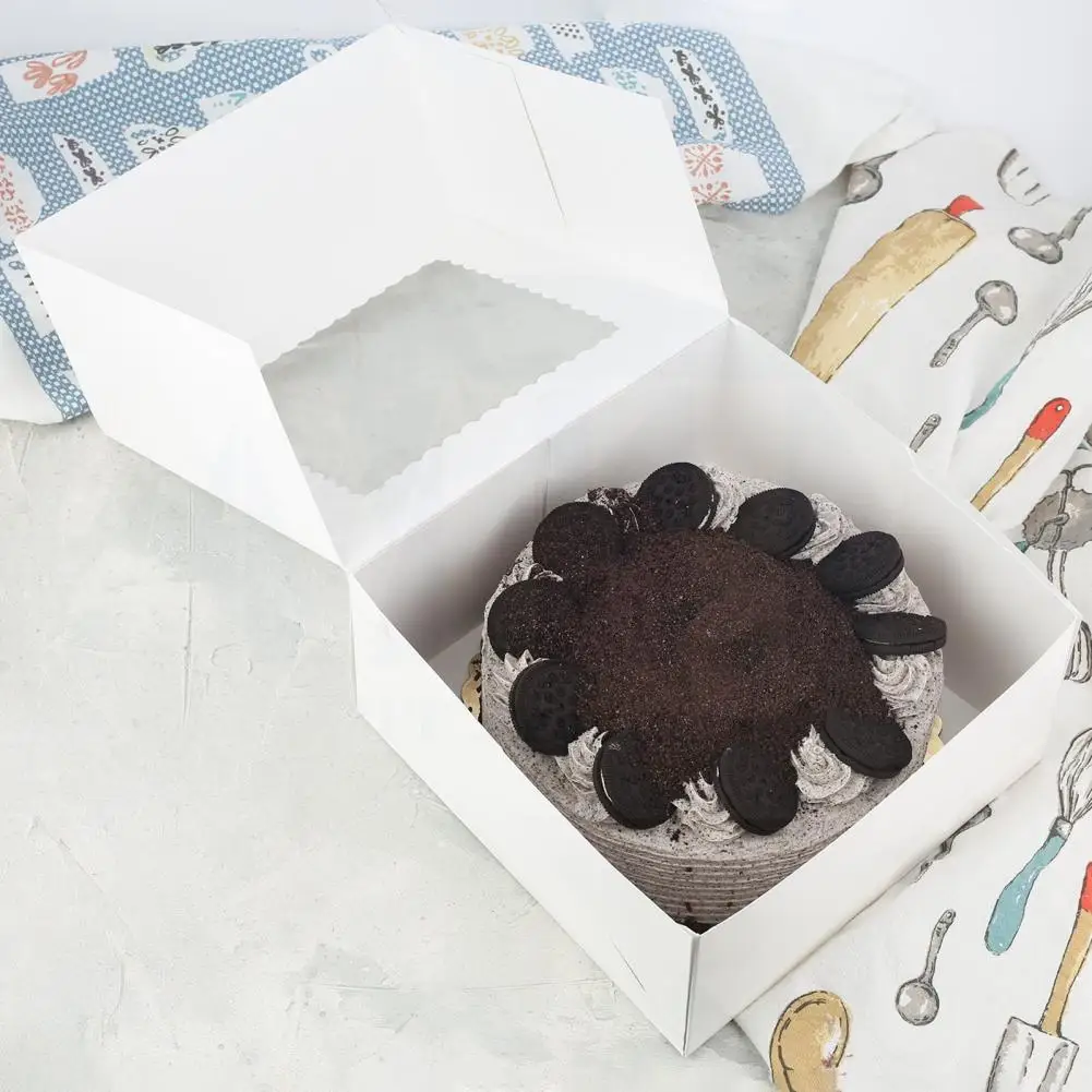 

10 шт., коробки для выпечки, не содержит Бисфенол А