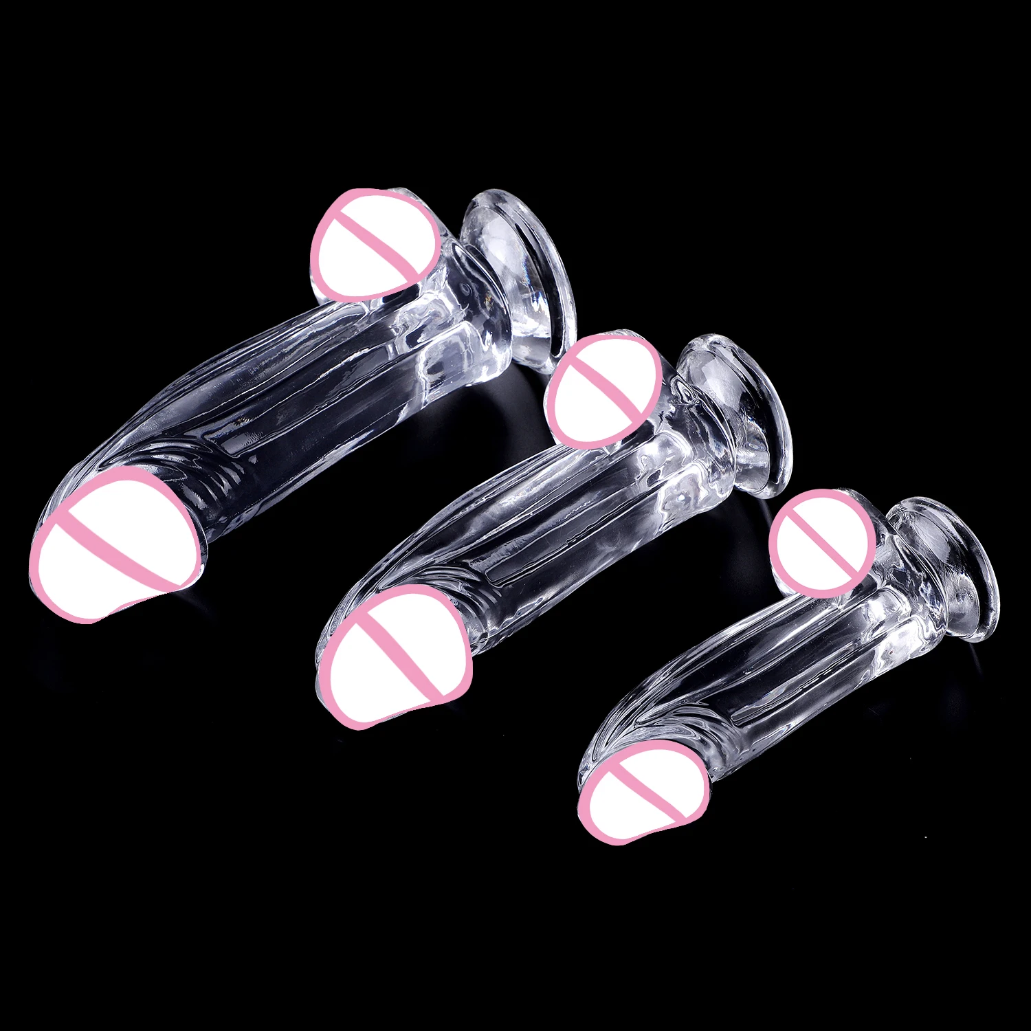 شفافة سيليكون كريستال دسار ، سميكة القضيب ، على شكل محاكاة ، لينة الشرج المكونات ، المحكمة الخلفية الاستمناء ، الإناث لعبة الجنس المنتج #6