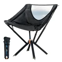 Outdoor Folding Chair Portable Suitable for Fishing Chair Installation-free Moon Chair Lightweight Picnic Stool