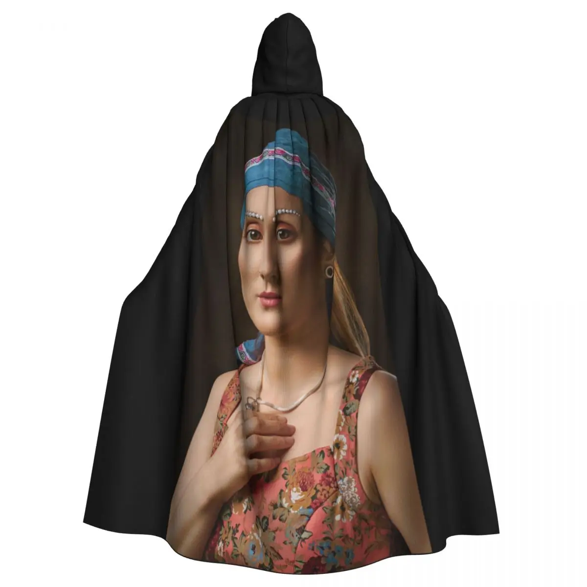 

Unisex Cloak with Hood Long Witch Costume Cosplay