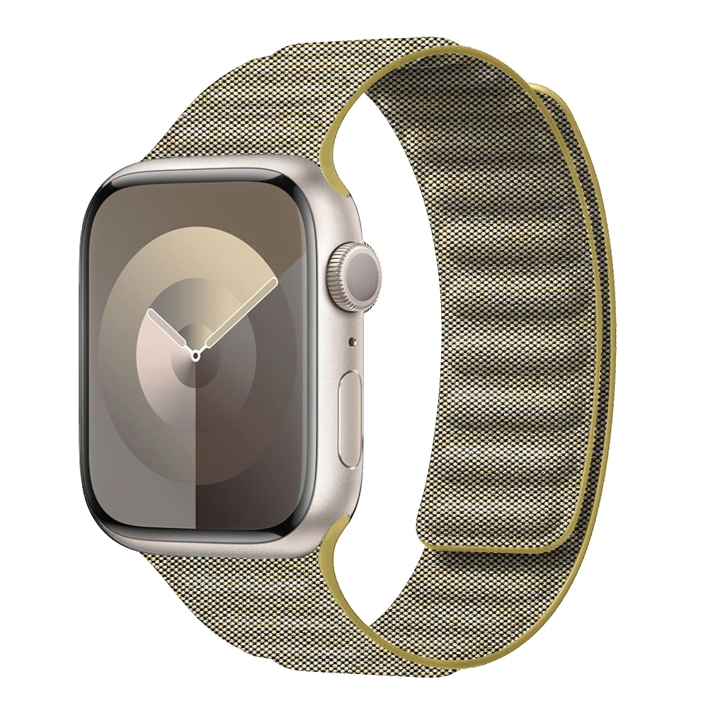 Nylonowy pasek jeansowy do Apple Watch 10 42 mm46 mm Ultra/2 49 mm 45 mm 41 mm 44 mm 40 mm 42 mm Bransoletka magnetyczna iWatch 9 8 7 6 5 4 SE