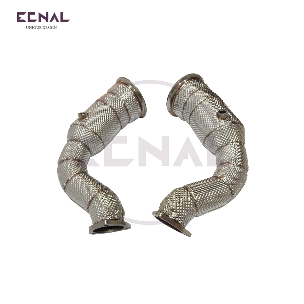 أنبوب عادم Ecnal لـ Lamborghini URUS V8 4.0T 2018+ عالي الجودة SS304 مع نظام عادم رياضي للسيارة درع الحرارة