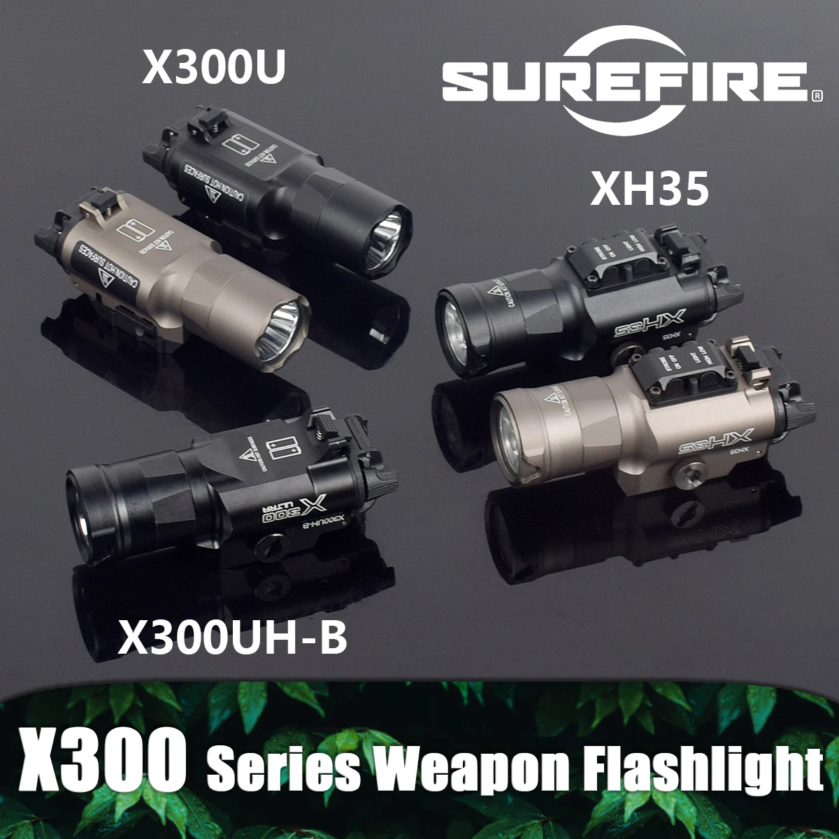 

Tactical Surefire X300 X300U X300UH-B XH35 X300V Pistol Scout Light Airsoft Weapon Gun Light Hunting Rifle Strobe Flashlight