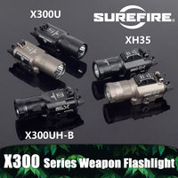 Tactical Surefire X300 X300U X300UH-B XH35 X300V Pistol Scout Light Airsoft Weapon Gun Light Hunting Rifle Strobe Flashlight
