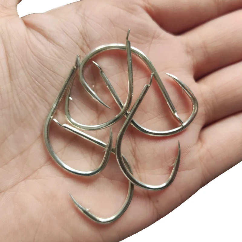 

100 шт., медленная тряска, железная пластина, усиленный большой крючок, яркая банка, приманка для морской воды, морской крючок, рыболовные снасти, аксессуар Pesca