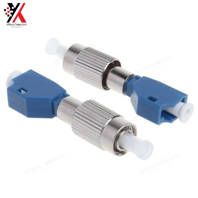 

10pcs FC Male To LC Female Hybrid Converter Adapter Fiber Power Meter Coupler Single Mode Optical Connector