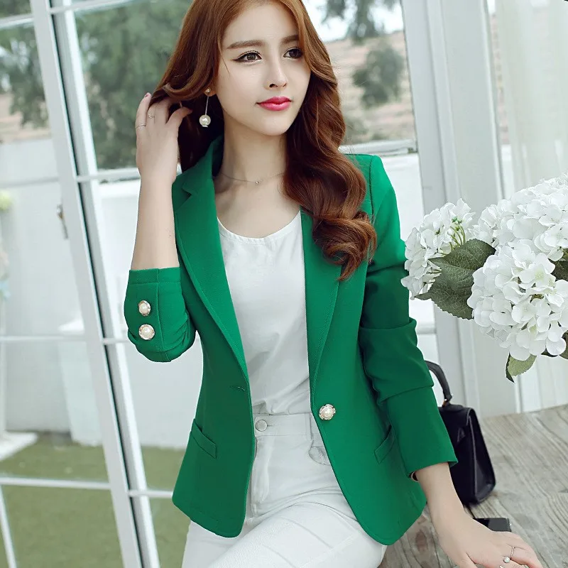 Women Blazer 2024 Formal Slim Blazers Lady Office Work Suit Pockets Jackets Coat Female Wine Notched Blazer Jackets Femme NS5882