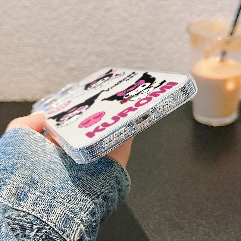 Casing Ponsel untuk Xiaomi Mi 11T Pro 11 Lite Clear Cover Sanrio Kuromi