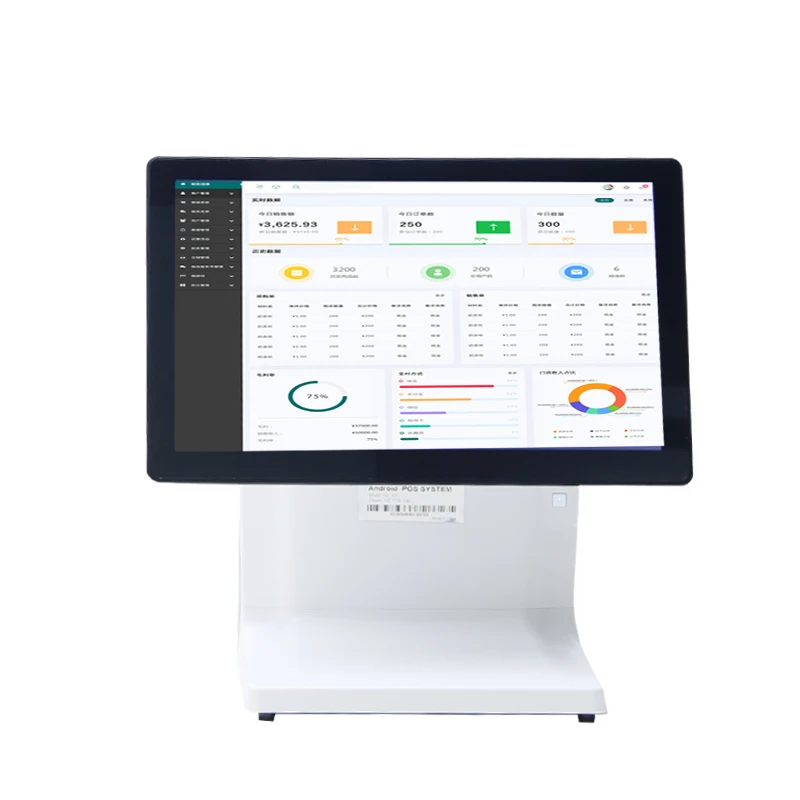 Hopestar 15.6 Inch Android POS All-In-One with Cash Register for Electronic Recipes 58mm 80mm Printer Can Be Choose