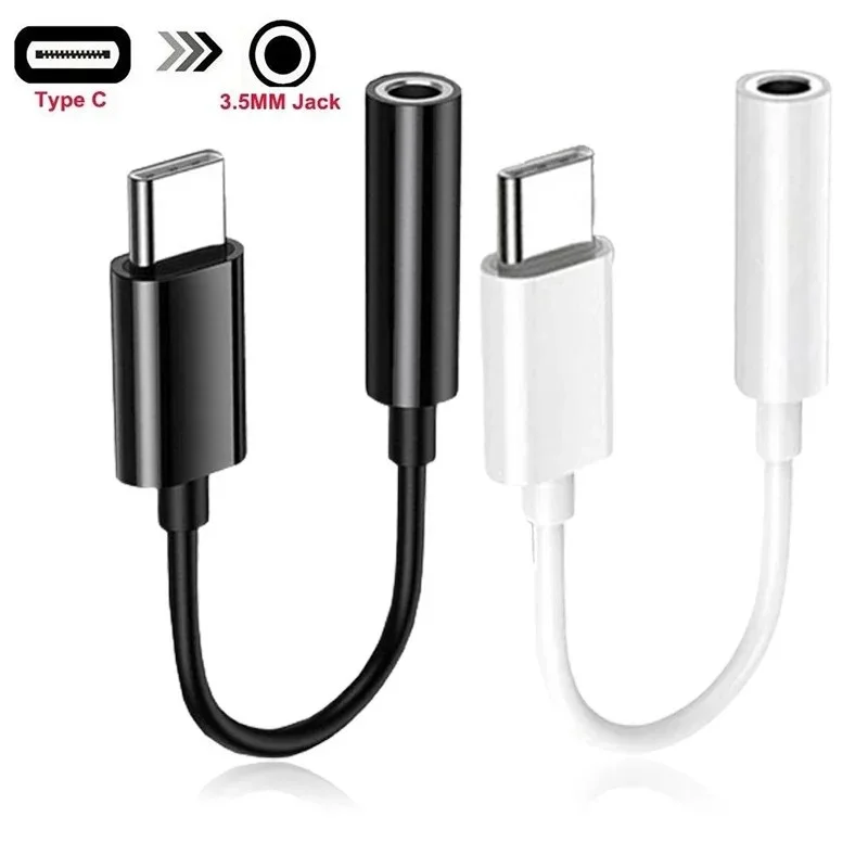 USB Type-C To 3.5mm Earphone Adapter USB C to 3.5mm Adapter Cable Converter 3.5mm to USB C Headphone Connector For Huawei Xiaomi