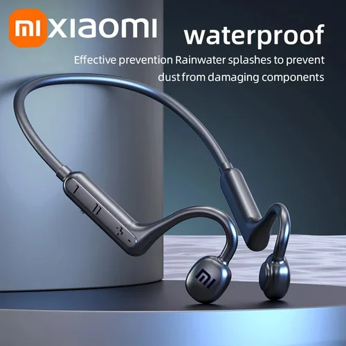 샤오미 블루투스 이어폰 목 장착 무선 헤드셋, 오픈 백 이어폰, 고출력 부드러운 사운드 전도, 긴 배터리 수명 