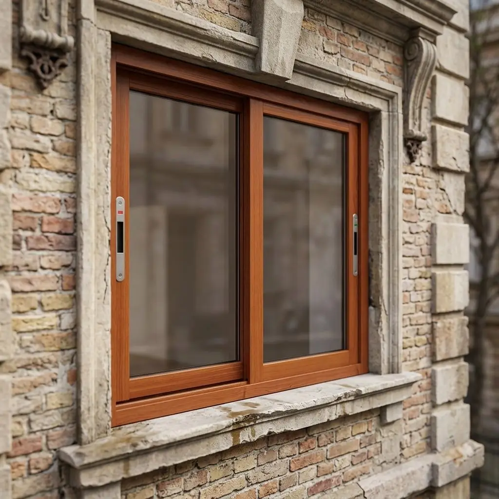 Residential Use Kitchen Manual Glass Window Space Saving Compact Sliding Windows Rainproof and Energy Saving Glass Windows