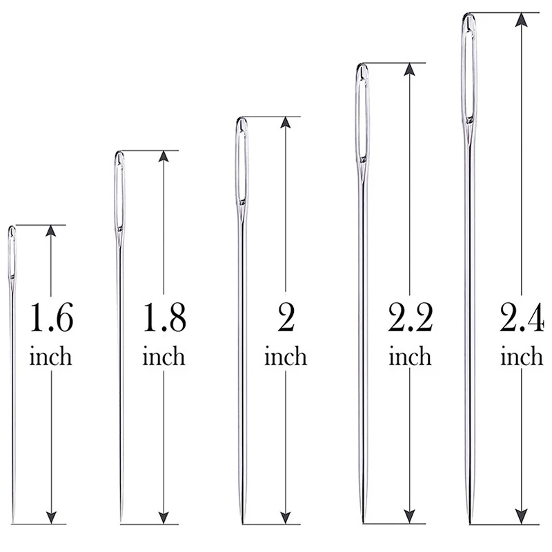 إبر خياطة كبيرة للخياطة ، إبرة جلدية يدوية الصنع ، إبر حياكة خيوط الفولاذ ، مجموعة أدوات الخياطة ، 25 *