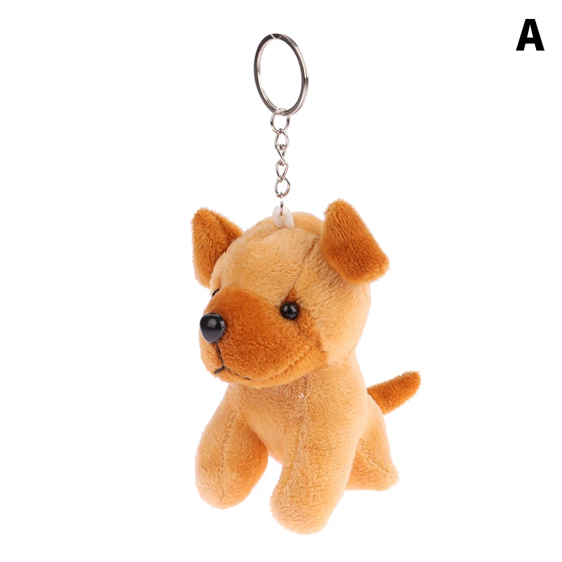 Cute Wolfhound Plush Toy Cartoon Wolf Dog Pendant Soft Stuffed Doll Keychain Backpack Car Bag Key Ring Decor Kid Gift