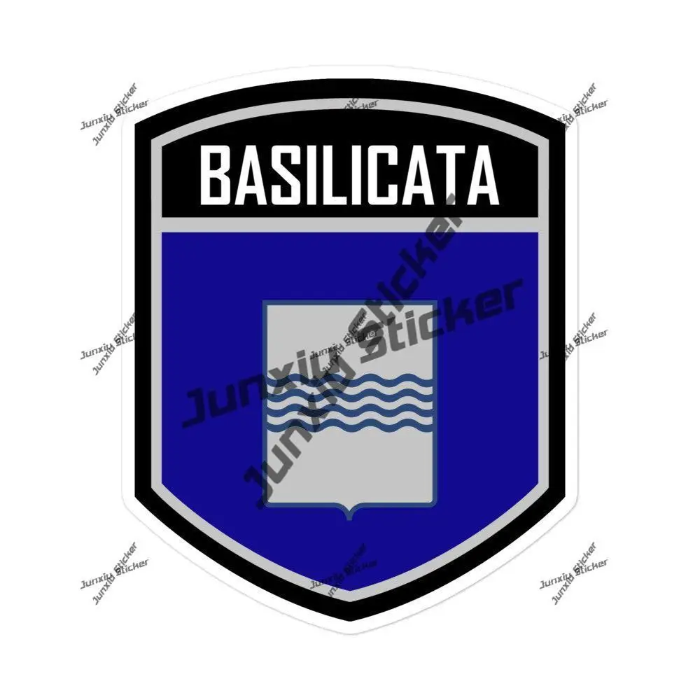 

Basilicata Italy Flag Emblem Stickers High-Quality Vinyl Car Stickers Coat of Arms of Basilicata Italy National Shield Decal