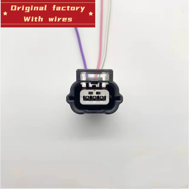 For NISSAN  TIIDA SYLPHY LIVINA QASHQAI  Crankshaft Position  Camshaft  Sensor Plug  3 Holes Original Factory  With Wires