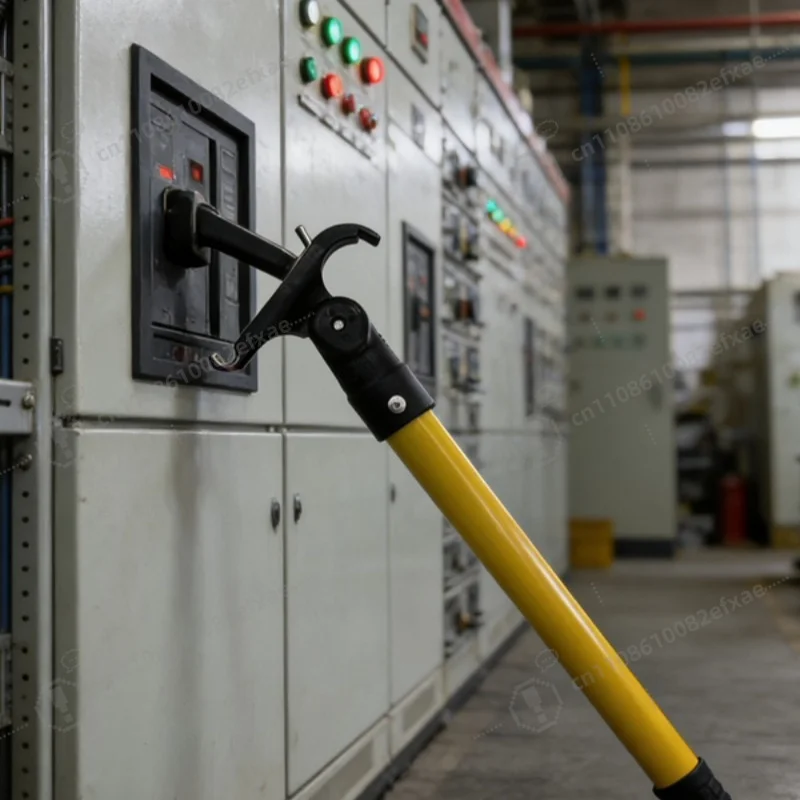 Universal Insulated Pull Rod 220V 380V 10kV, Circuit Breaker Switching Stick for Residential and Factory Power Systems