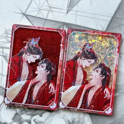 Anime Tian Guan Ci Fu Cosplay Hua Cheng Xie Lian Wedding Cartoon Acrylic Flowing Quicksand Mahjong Ornament Student Props Gifts
