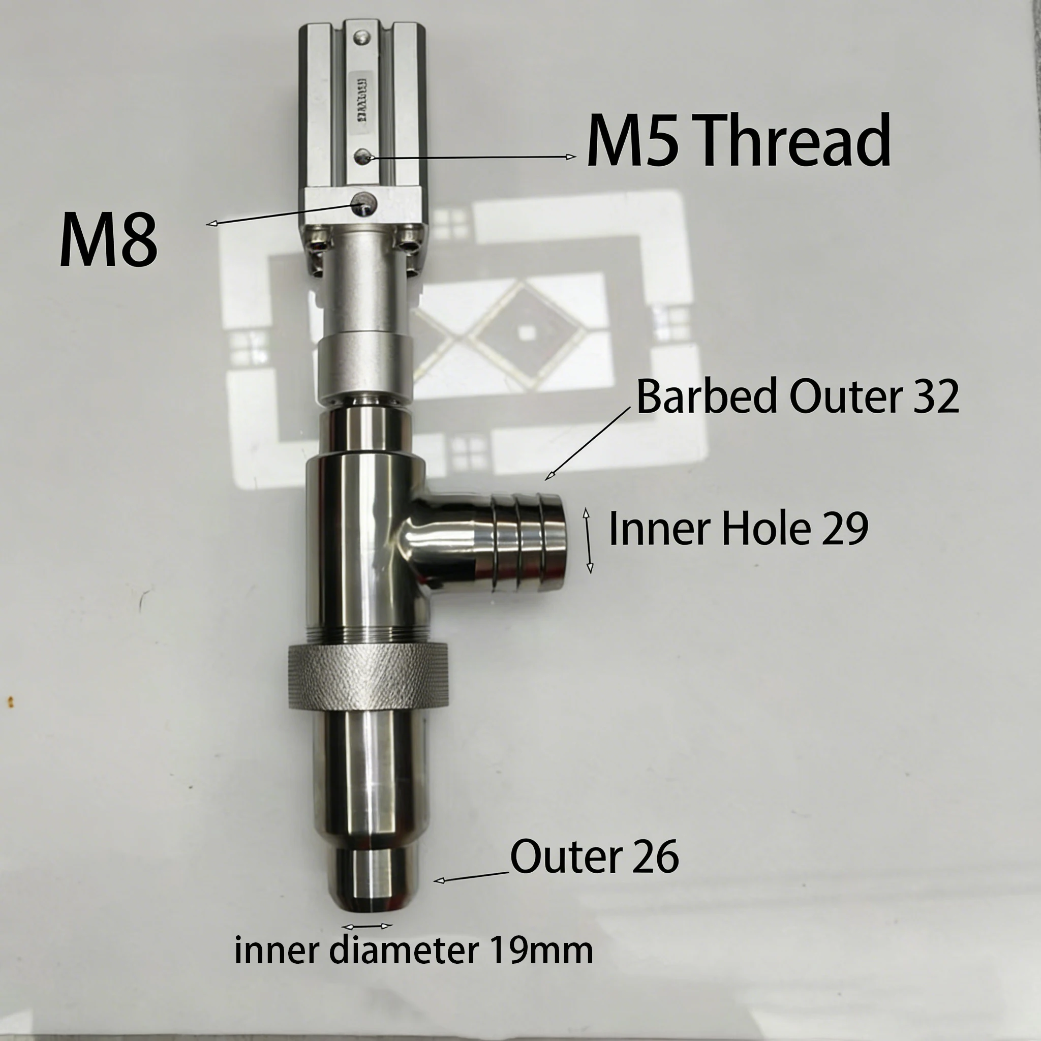 304 Stainless Steel Automatic Filling Nozzle for Liquid Output High Precision Beverage Pharmaceutical Pac1PCS