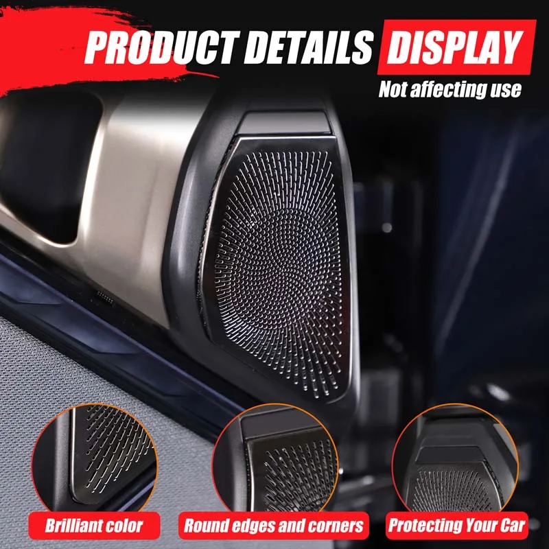 1 قطعة الفولاذ المقاوم للصدأ الأسود لسيارات BMW X3 G45 2025 + غطاء بوق الباب الخلفي للسيارة ملصق مزخرف ملحقات الحماية الداخلية للسيارة