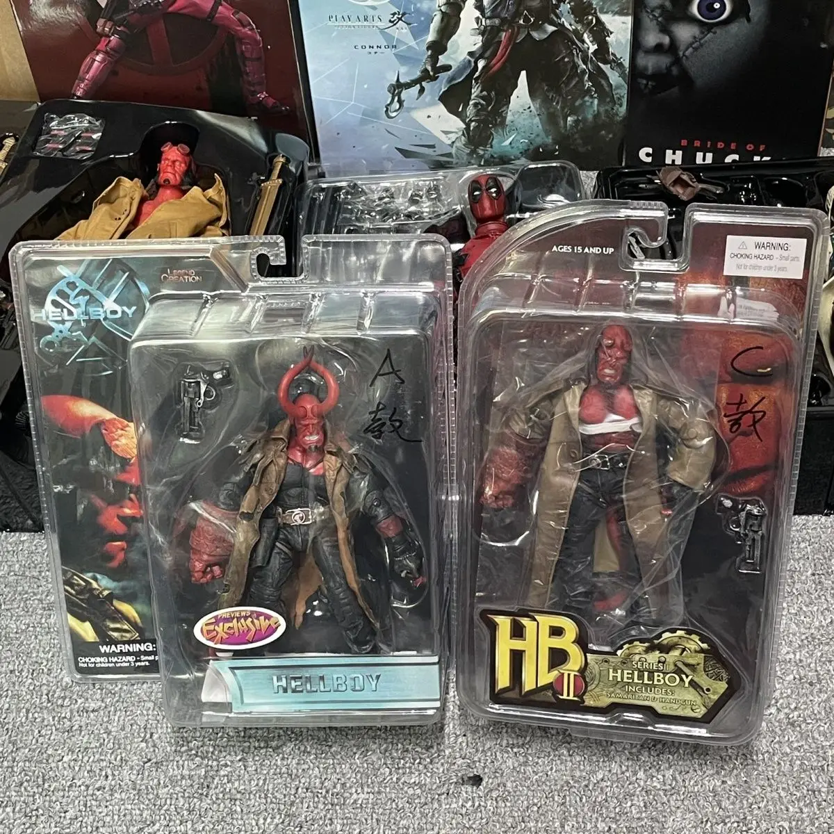 Mezco Hellboy 7 بوصة PVC عمل الشكل - Trenchcoat البديل سامريتان لعبة مجسمة دمية لهدية المهرجان