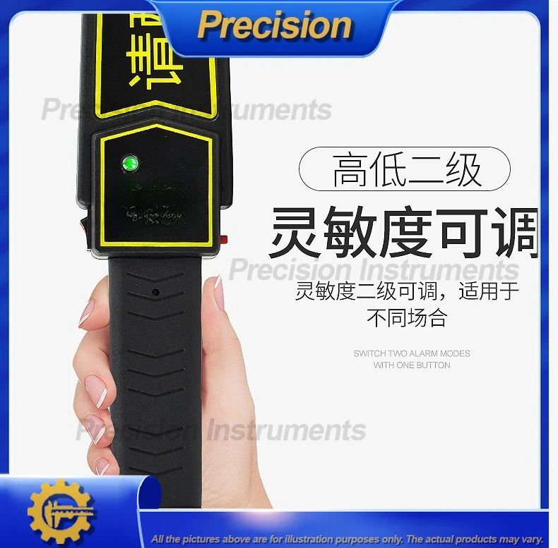 2026 Handheld Metal Detector for Security Screening Portable Metal Finder Detection Device for Safety Inspection Use