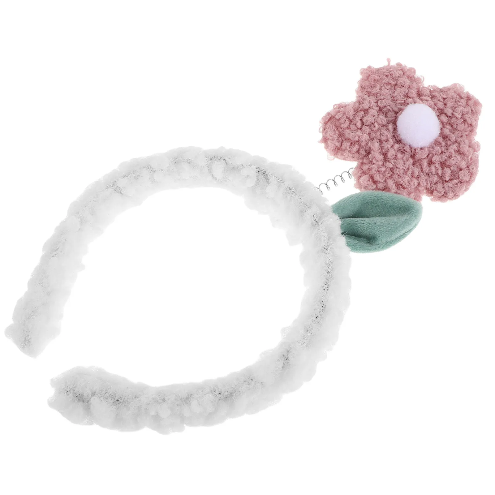 Cute Cartoon Floral Headband for Women Skincare Face Wash Makeup Spa Hair Accessories Soft Comfortable Reusable Hairband