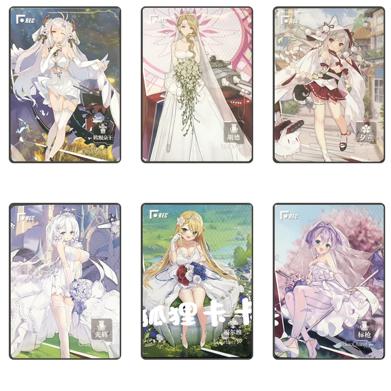 

Goddess Story Diy Card Anime Character KMS Prinz Eugen HMS Hood IJN Ydachi Collectible Card New Year Christmas Birthday Gift