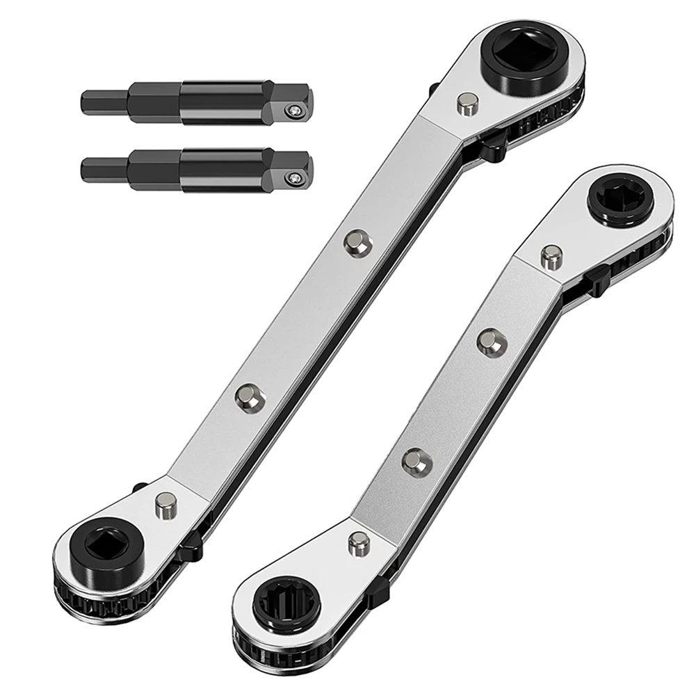 ABMH-3/8 Inch 1/4 Inch 5/16 Inch 3/16 Inch Ratchet Wrench AC Ratchet Tool Set For HVAC Equipment Repair