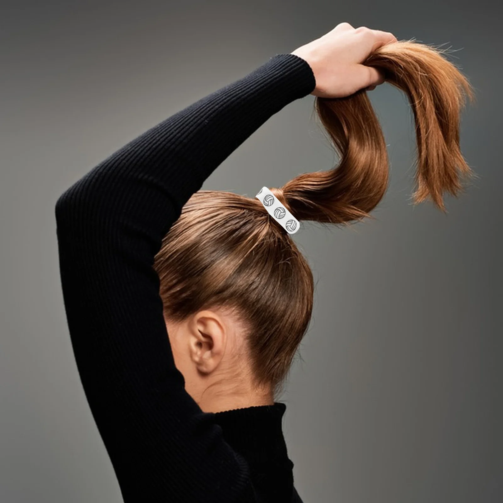 

20Pcs Elastic Hair Bands for Women Volleyball Players Soft Knot Ties No Breakage Ideal for Workouts and Games