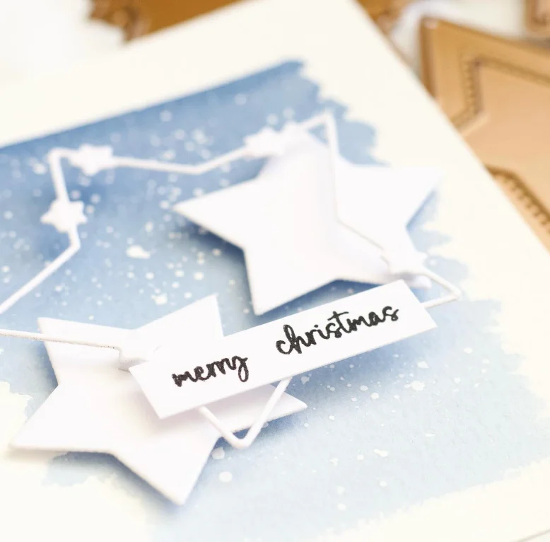 Piggy Craft metal cutting dies cut die mold New Christmas Series Scrapbook paper craft knife mould blade punch stencils dies