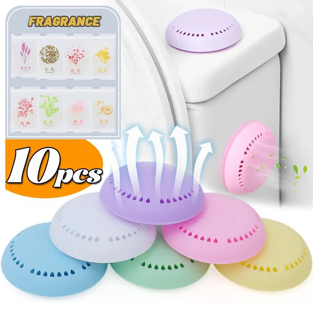 10/1Pcs Aromatherapy Fragrance Lasting Deodorization Solid Air Freshener Wardrobe Bathroom Toilet Round Deodorant Home Supplies