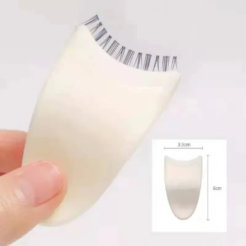 Strumenti di bellezza e trucco falsi Ciglia in plastica Strumento per ciglia finte pinzette subclip Commercio all'ingrosso Aiuto per ciglia Bigodino Adesivo per principianti