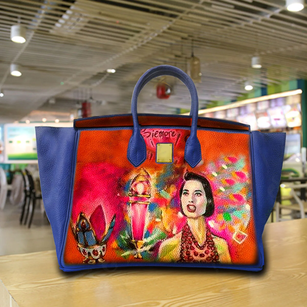 

Personalizar bolso Art Hand Painted Jewelry and Women Bags Ladies Tote Handbags Messenger Shoulder Bag For women National Style