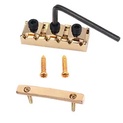 Electric Guitar Locking Nut String Lock + 42mm String Retainer Bar & Screws Electric Guitar Headstock Retainer Bar for Guitar